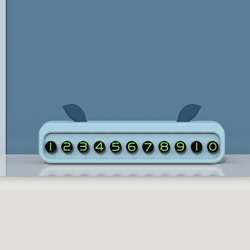 Car Temporary Parking Card Phone Number Card Plate Telephone Number Stop Luminous Parking Aid Garage Car Interior