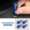 Car Door Lock Knob Door Lift Button Locking Pins For Mercedes Benz AMG W204 W205 W203 W211 W201 W210 W108 W124 W126 W140 W168 W1
