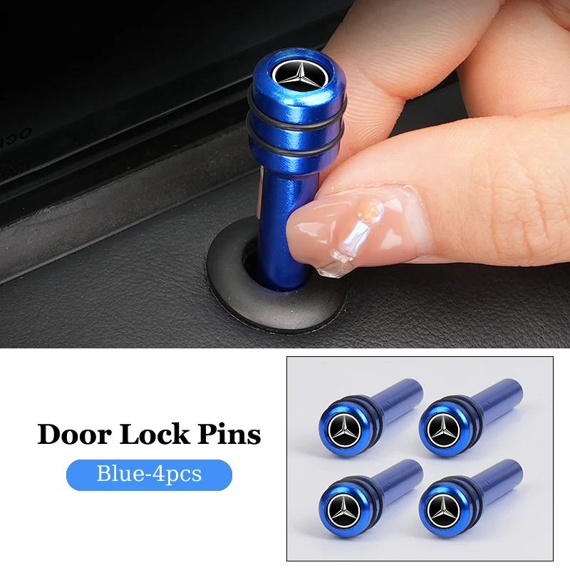 Car Door Lock Knob Door Lift Button Locking Pins For Mercedes Benz AMG W204 W205 W203 W211 W201 W210 W108 W124 W126 W140 W168 W1