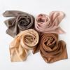 Pearl Chiffon Solid Color Scarf Arabic Turban Bali Turban Solid Color Malay Square Scarf Scarf