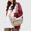 Water-repellent Multi-layer Women's Dumpling Bag Solid Color Shoulder Bag