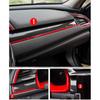 Center Dashboard Console Cover Trim Sticker Frame Strip for Honda Civic 16-20