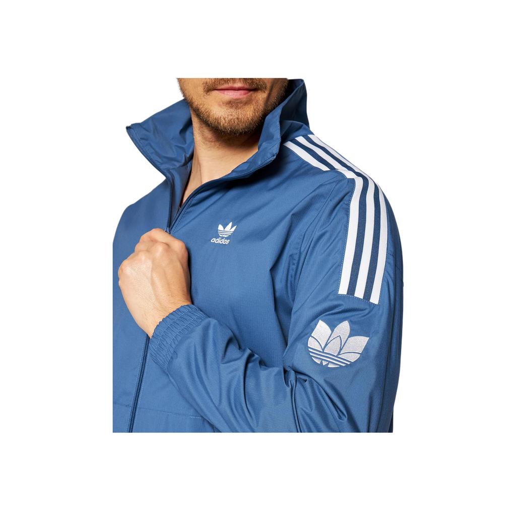 Adidas Three-Stripe Track Zip-Up Jacket With Stand Collar Men Jacket Navy GN3536