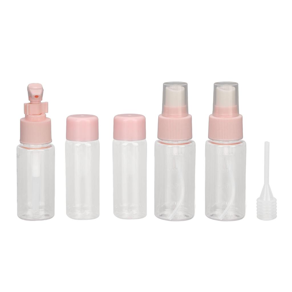 Travel Bottles Kit Clear Leakage Proof Empty Portable Toiletry Containers Set for Lotion Cream
