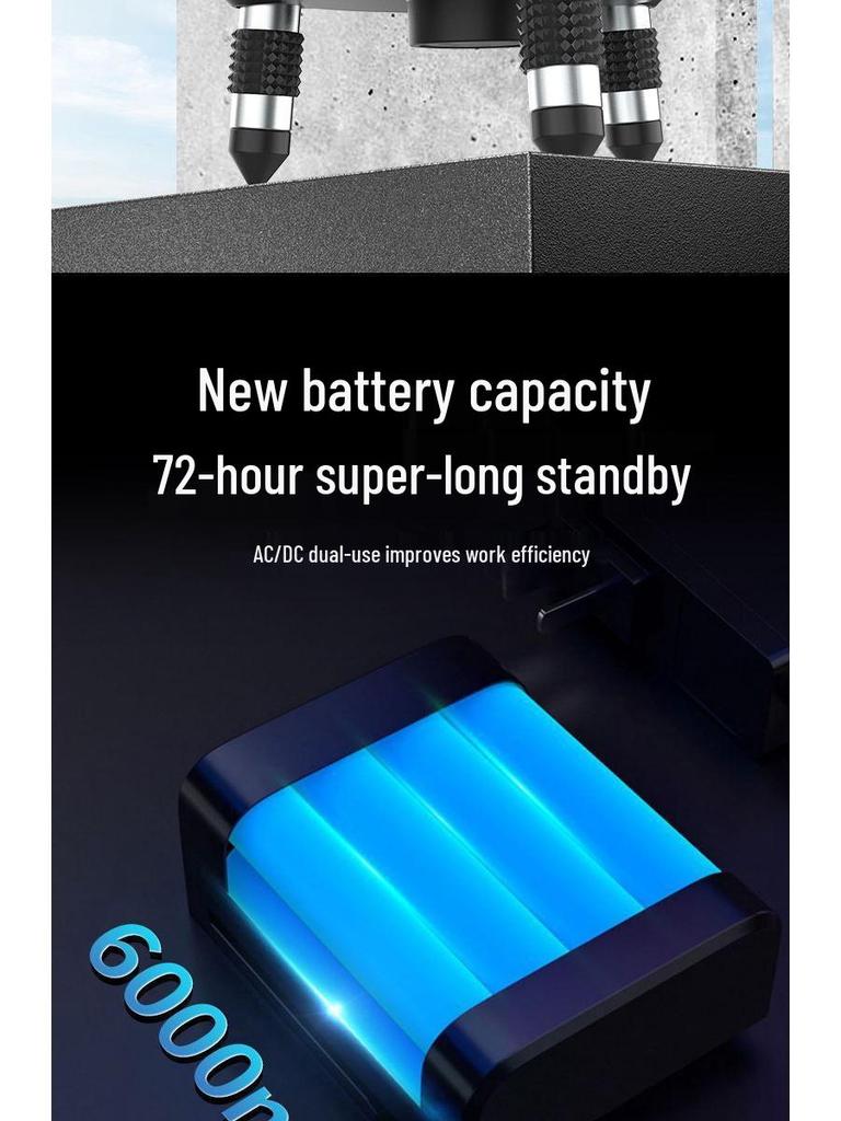 Vysoce přesná infračervená 5-liniová laserová vodováha pro stěnu a podlahu, samonivelační, zelené světlo, pro venkovní použití