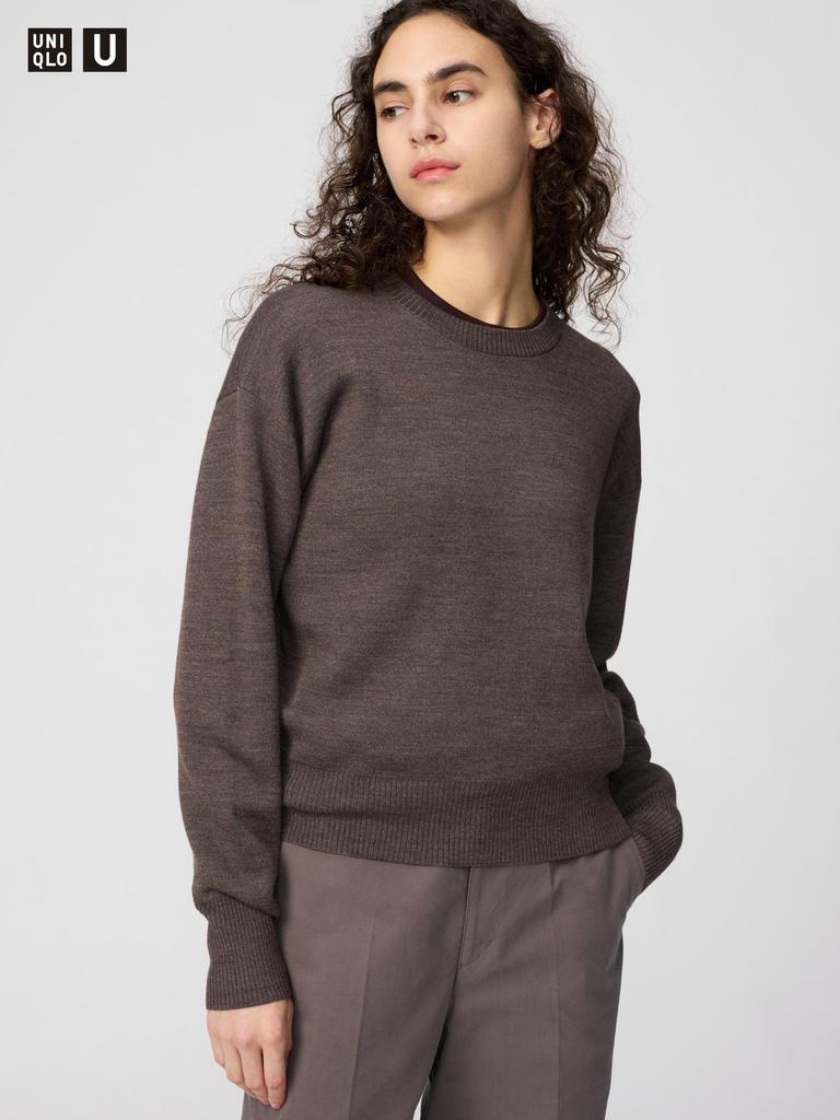 Uniqlo Double Face Crew Neck Sweater