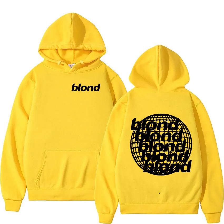 Rapper Frank Print Graphic Hoodie Men Hip Hop Fashion Ocean Sweatshirts Unisex Casual Streetwear Y2K Street Pullover Clothing