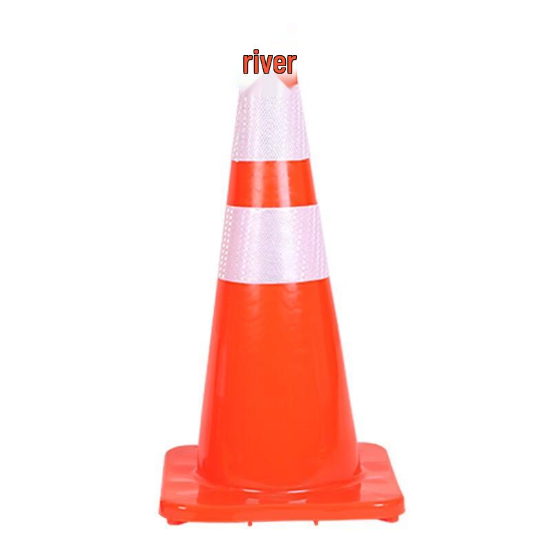 Huaqianhu 67cm PVC Reflective Traffic Cone