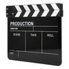 30x25CM Claquete de Acrílico Diretor Profissional Cinema Filme Ação Clap Ferramenta de Fotografia Faixa Branca Quadro Negro
