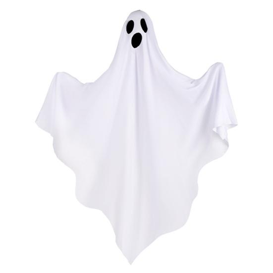 Halloween Hanging Ghost Outdoor Decoration, Cute Flying White Ghost for Front Yard, Porch, Patio, Lawn, Garden, Tree, Halloween Party Decor
