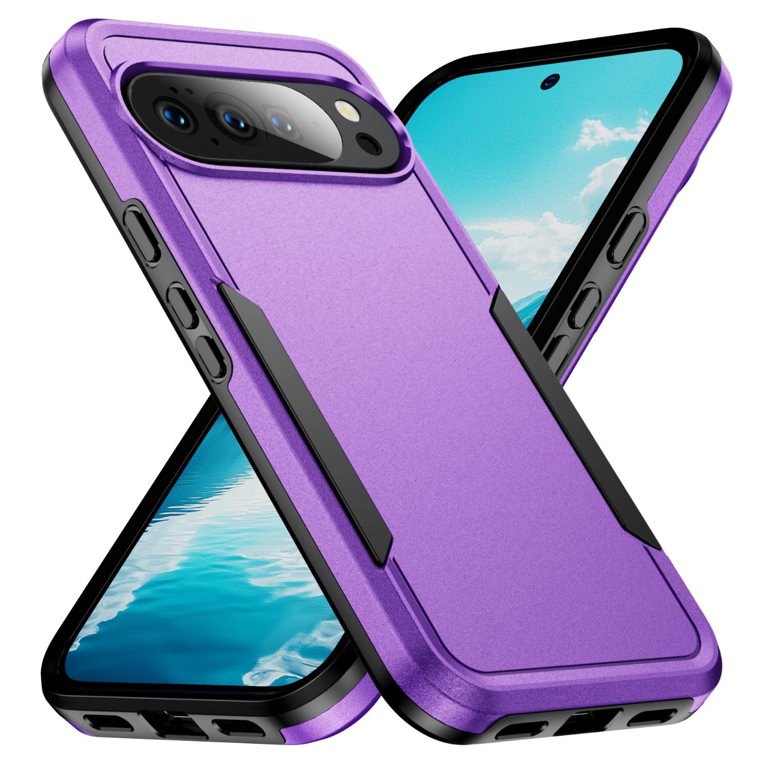 For Google Pixel 10 Pro XL Case PC + TPU Military Grade Drop Protective Phone Cover I