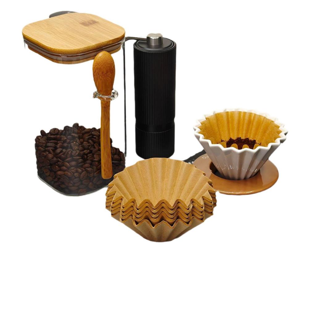 Bowl-Shaped Drip Coffee Filter for Hand-Pour American Coffee Maker