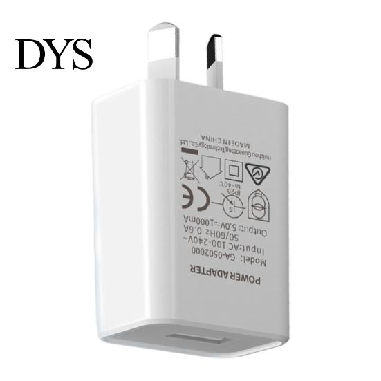 Mobile Phone Charger Convenient Australia Plug Smart Charging Wall Adapter for Home USB