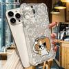 Phone Case: 2D Flat Suitable for iPhone 18 17 16 15 14 13 Pro, Transparent Four Corner Protective Case, Dog Wearing Glasses, Christmas and Halloween G