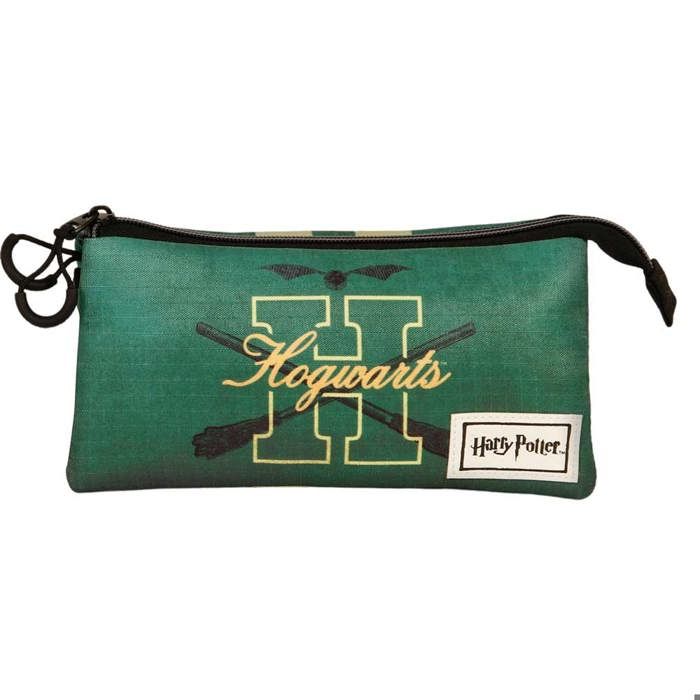 Trousse Triple ECO - Harry Potter Howarsity - Vert - Taille Unique