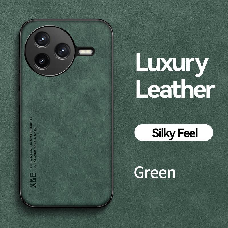 For Xiaomi Redmi K80 Pro Magnetic Car Holder Leather Phone Case for Redmi K70 Ultra K60Pro Shockproof Cover Shell Protective Back Cover