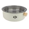 11.02in Charcoal BBQ Grill Round Portable Tabletop Barbecue Grill for for Outdoors Camping Picnic Indoor Cooking Tea