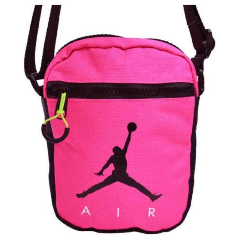 Jordan Polyester Handybeutel Umhängetasche Crossbody-Tasche Normal Unisex Rosarot Jordan 9A0197-A96