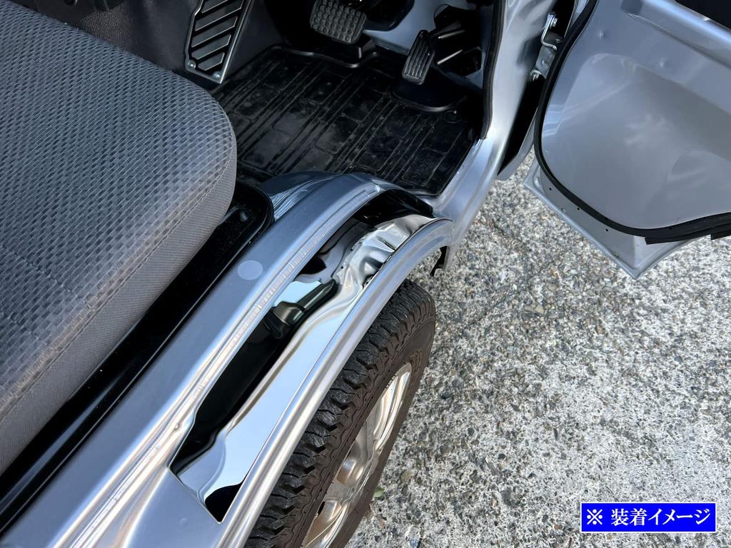 BRIGHTZ Finish Stainless Steel Plated Tire House Cover for Hijet Truck Jumbo Ultra-Mirror [ENT-MOL-125] S500P/S510P