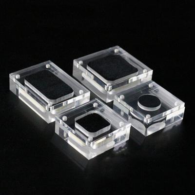 Acrylic Loose Diamond Display Case Jewelry Display Rack Container Organizer Jewellery Storage Box