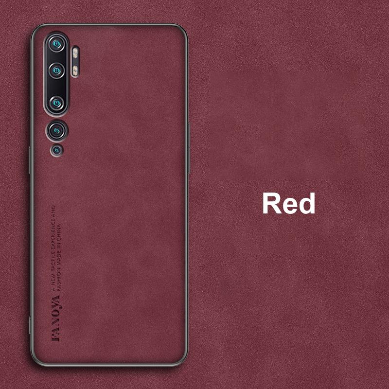 

Роскошный чехол из искусственной кожи для Xiaomi Mi Note 10 Pro 10Pro, матовый силиконовый защитный чехол для телефона Xiaomi Mi CC9 Pro Coque For Xiaomi Mi 10 Pro красный