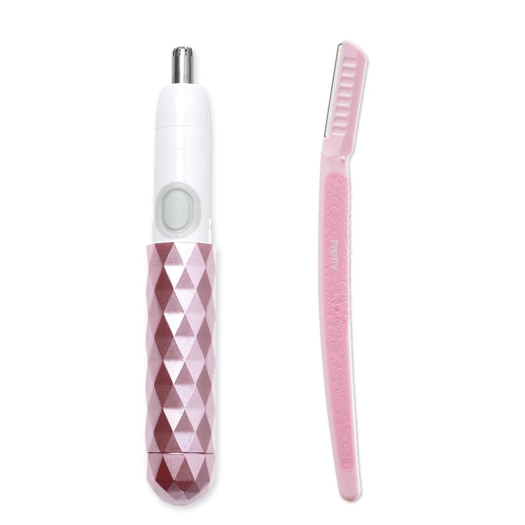 KAI Etiquette Cutter Razor Set Nose Hair Shaver Electric Face Women's