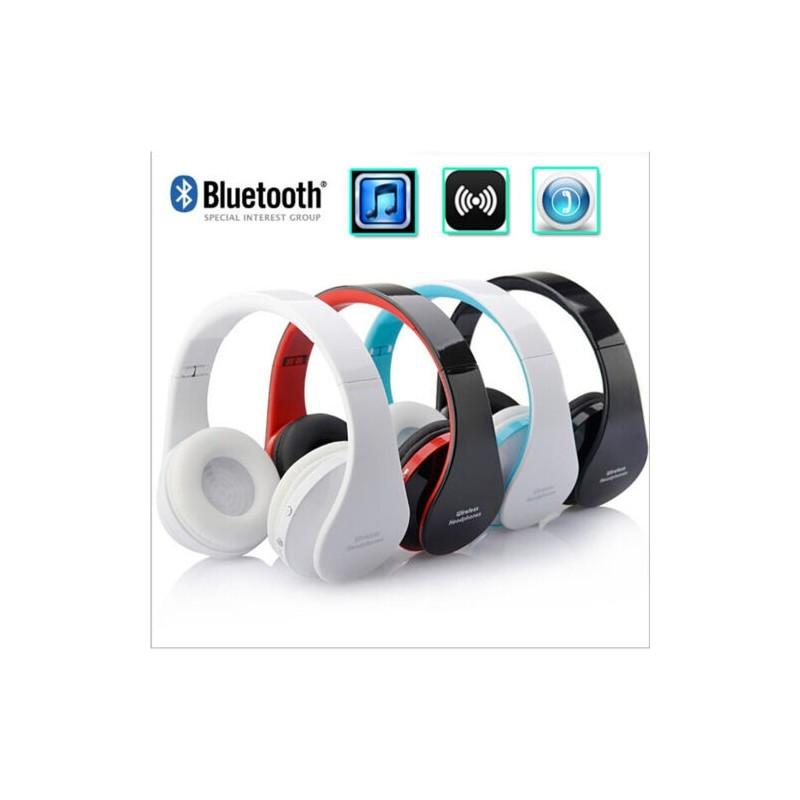 Folding Wireless Headset Bluetooth Stereo Headphones Earphone For Iphone