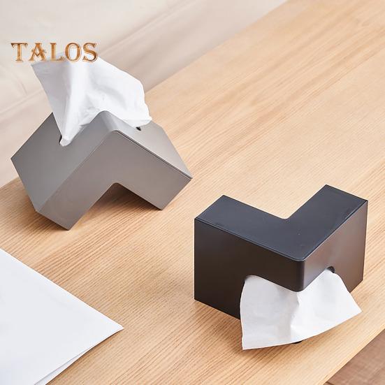 Moderne Kosmetiktücherbox mit doppelseitiger Nutzung, leicht zugänglich, für den Schreibtisch, Dekoration