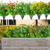 3 Bündel Mehrfarbige Künstliche Blumen Plastik 34cm Realistische Simulation Florale Sträuße Eukalyptus Kamelie Rose