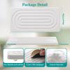 2Pieces Natural Water Absorbing Stone Soap Holder Tray For Bathroom Countertop And Sink Organization Counter Top