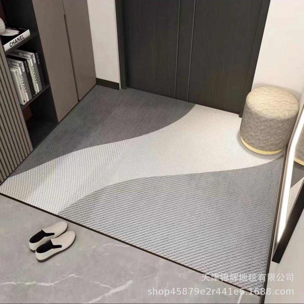 Household Entry Door Entrance Leather Floor Mat, High-Grade Waterproof, Oil-Proof And Dirt-Resistant, Easy To Take Care Of, Leave-In And Cut Foot Mat