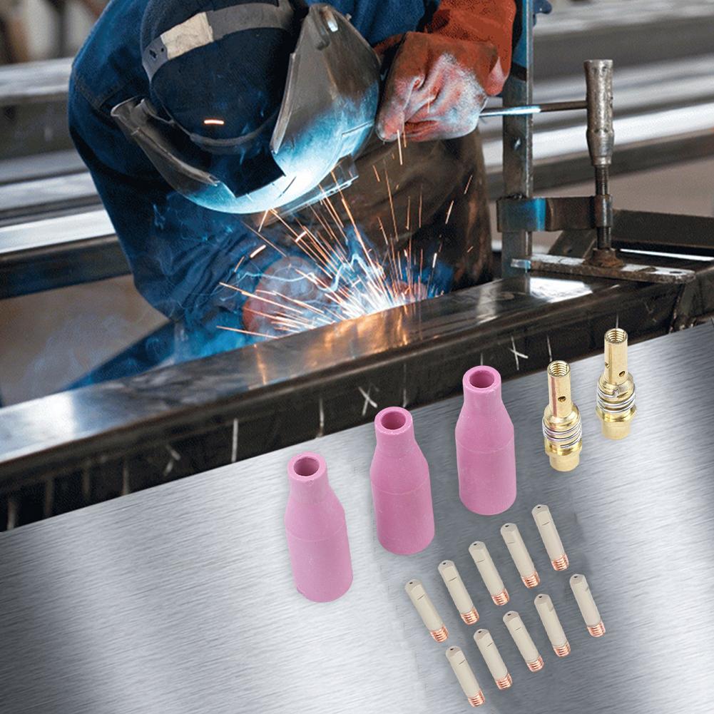 15PCS Welding Torch Earthenware Nozzle For 15AK Welding Torch Coating For MIG For MB15 Torches From Different Manufacturers