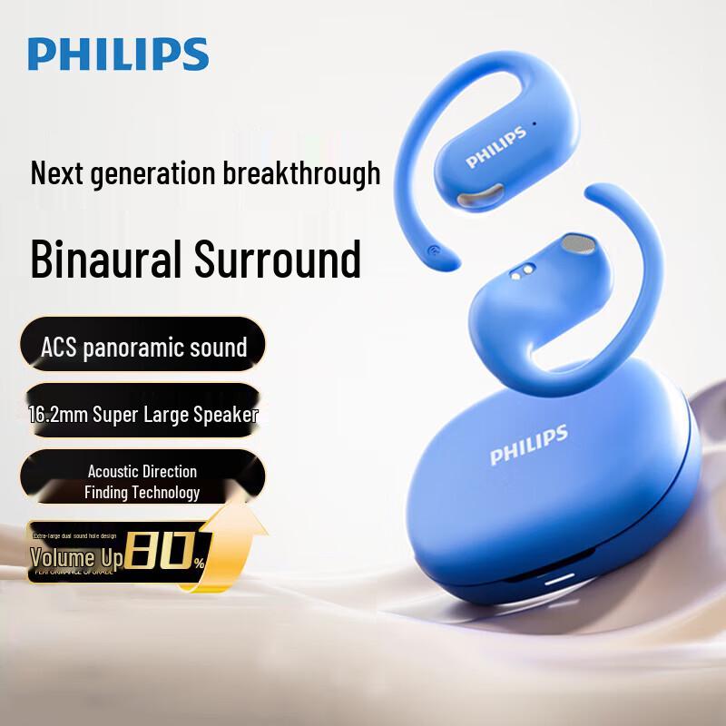 

Philips TAT2739 Wireless Ear-hook Sport Headphones