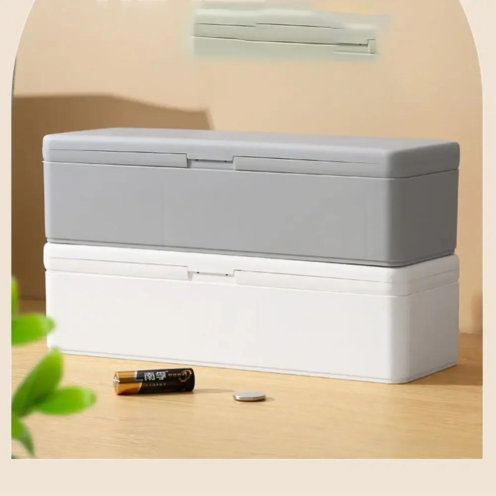 Battery Storage Box, Wear-resistant Data Cable Casing, Large Capacity, PP Battery Evaluation, Anti Fall