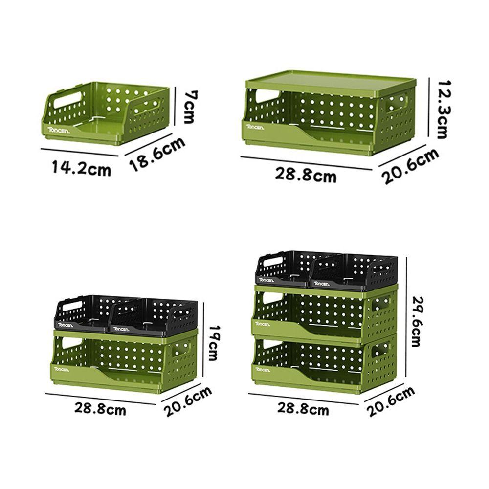 Pegboard Foldable Desktop Bookshelf Plastic Drawer Organizer Desktop Storage Shelf Student Study