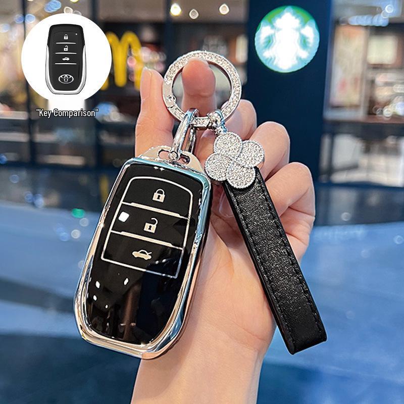 Toyota Schlüsselabdeckung Kompatibel mit Corolla, Camry, Levin, RAV4, Venza, Avalon und Fenglanda