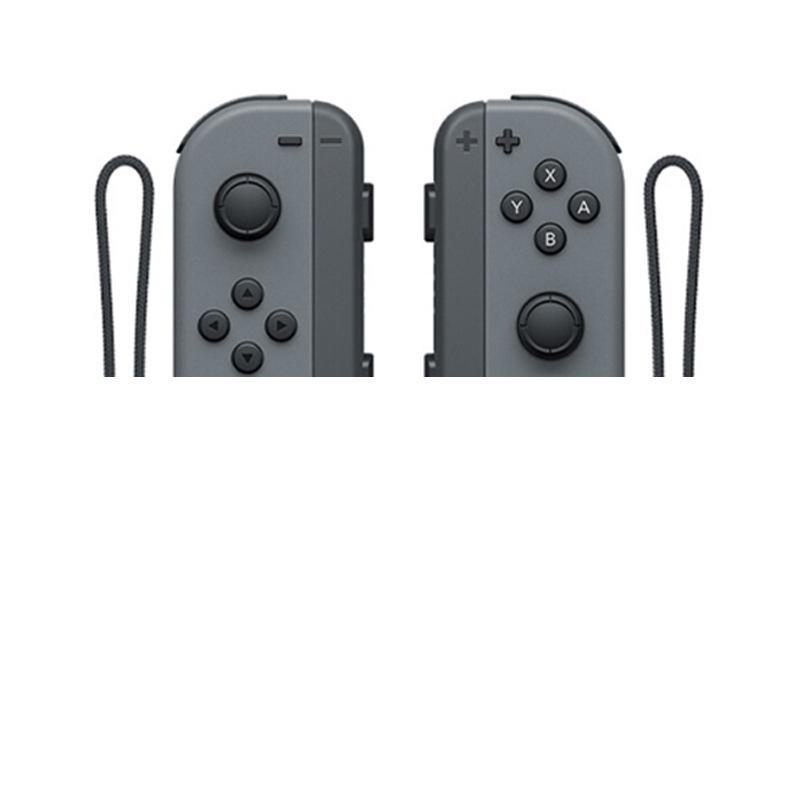 NS Switch JoyCon Bluetooth Controller with Left/Right Handles, Remote Wake-Up, and Hand Strap