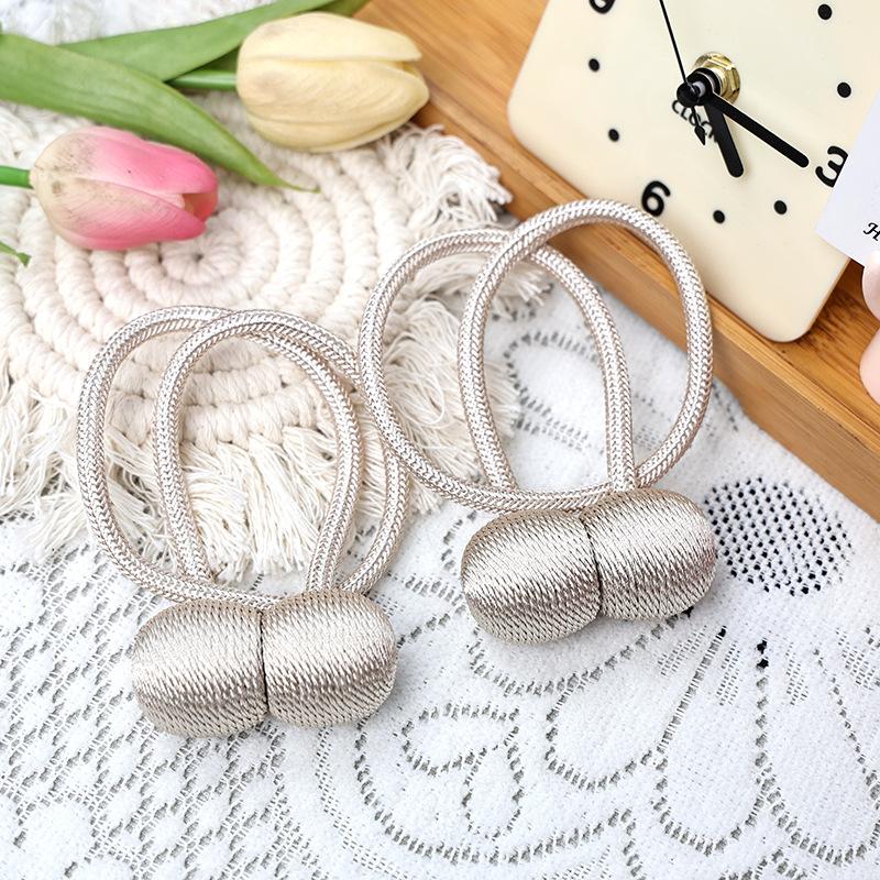 2pcs/pair Magnetic Curtain Tiebacks Earphone Design Curtain Holdbacks Living Room Bathroom Shower Curtain Accessories