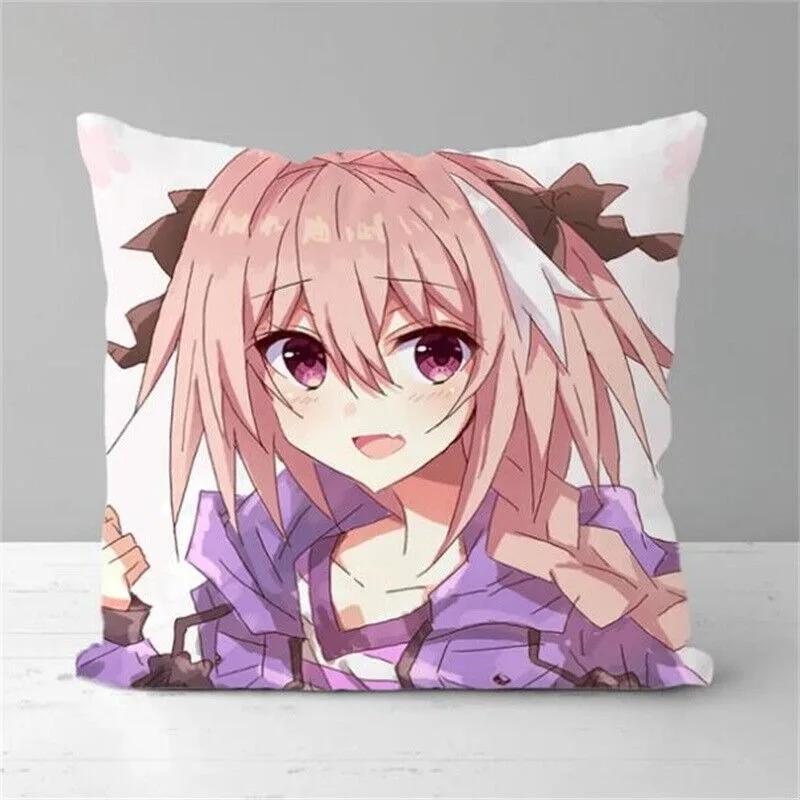 Anime Astolfo Fate/Apocrypha Pillow Case Cushion Cover Throw Home Dcor