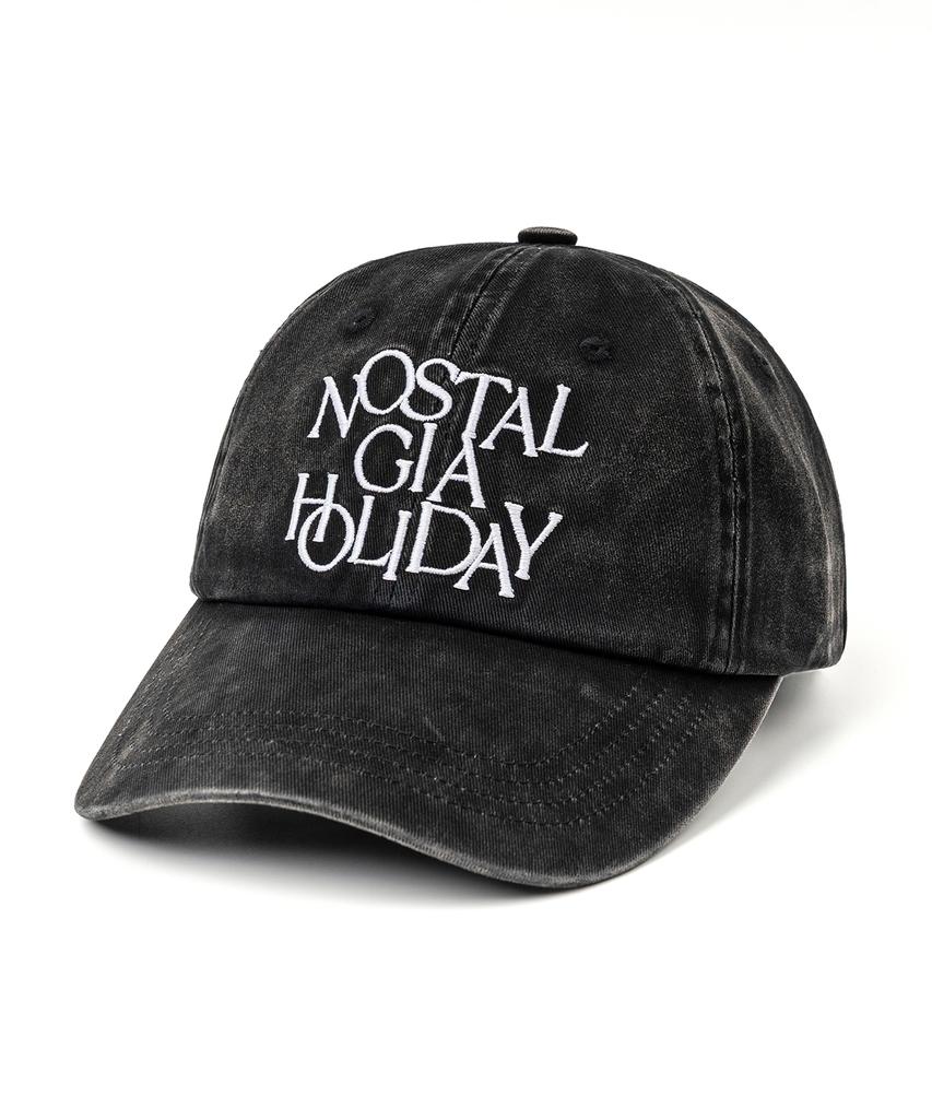 EXPRESSHOLIDAY Nostalgia Washed Ball Cap_Black