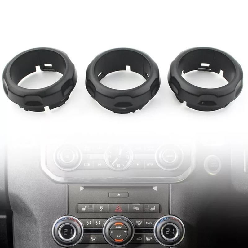 Car Air Condition HVAC Panel Control Switches Knob Black For Select Model Replace Part Number LR029591