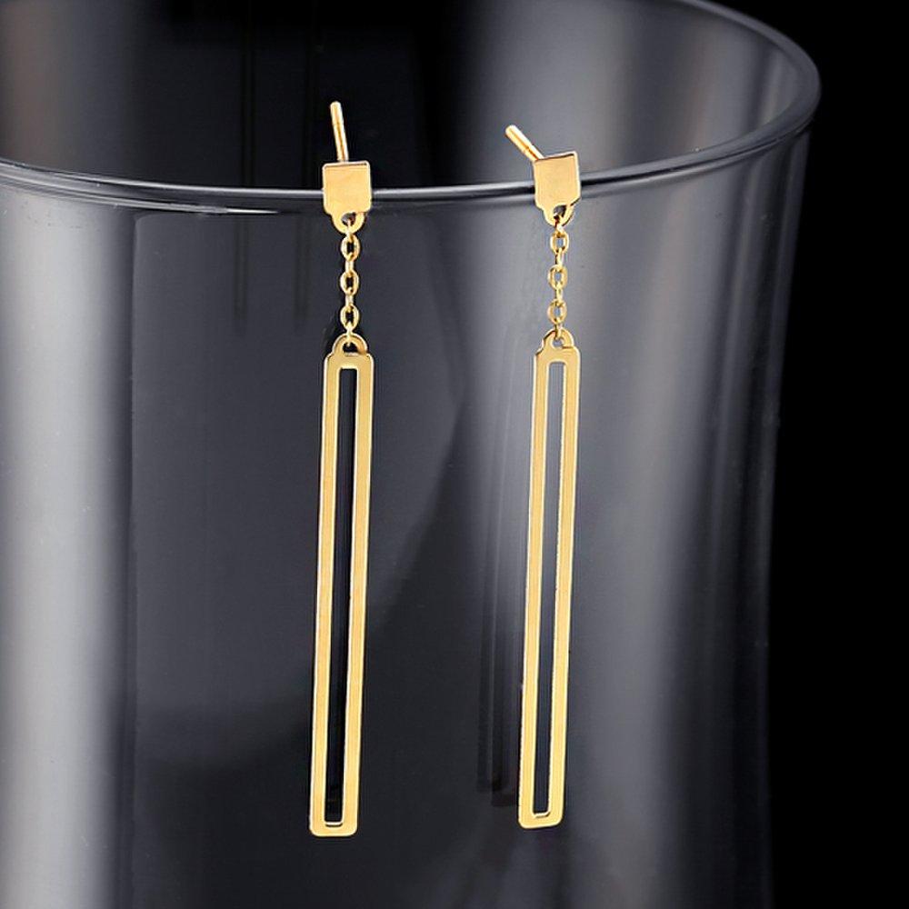 Gold N 14K Monoline Earrings Yg