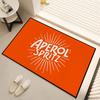 Aperol Spritz Fashion Doormat - Branded Anti-Slip Handmade Tufted Rug for Kitchen, Bedroom & Living Room, Cocktail Decor