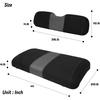 Golf Cart Front Seat Covers Fit EZGO TXT 1994-2013, Washable Breathable Air Mesh Cloth Adjustable Seat Cover for Golf Cart, Black and Gray