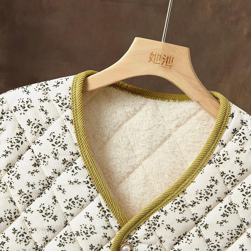 Women's Ethnic Diamond Floral Quilted Vest