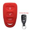 For Hyundai Santa Fe 2019 Silicone Key Cover for KIA Forte Soul Rio 3 Key Case for Hyundai SantaFe Santa Fe Car Key Cover Cap