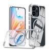 KEYSION HD Transparent Magnetic Case for MagSafe for OPPO Reno 14 F 5G 13 F 4G 12 F 5G Clear Shockproof Phone Back Cover