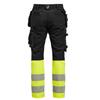 Jobman Mens Craftsman Stretch Hi-Vis Trousers