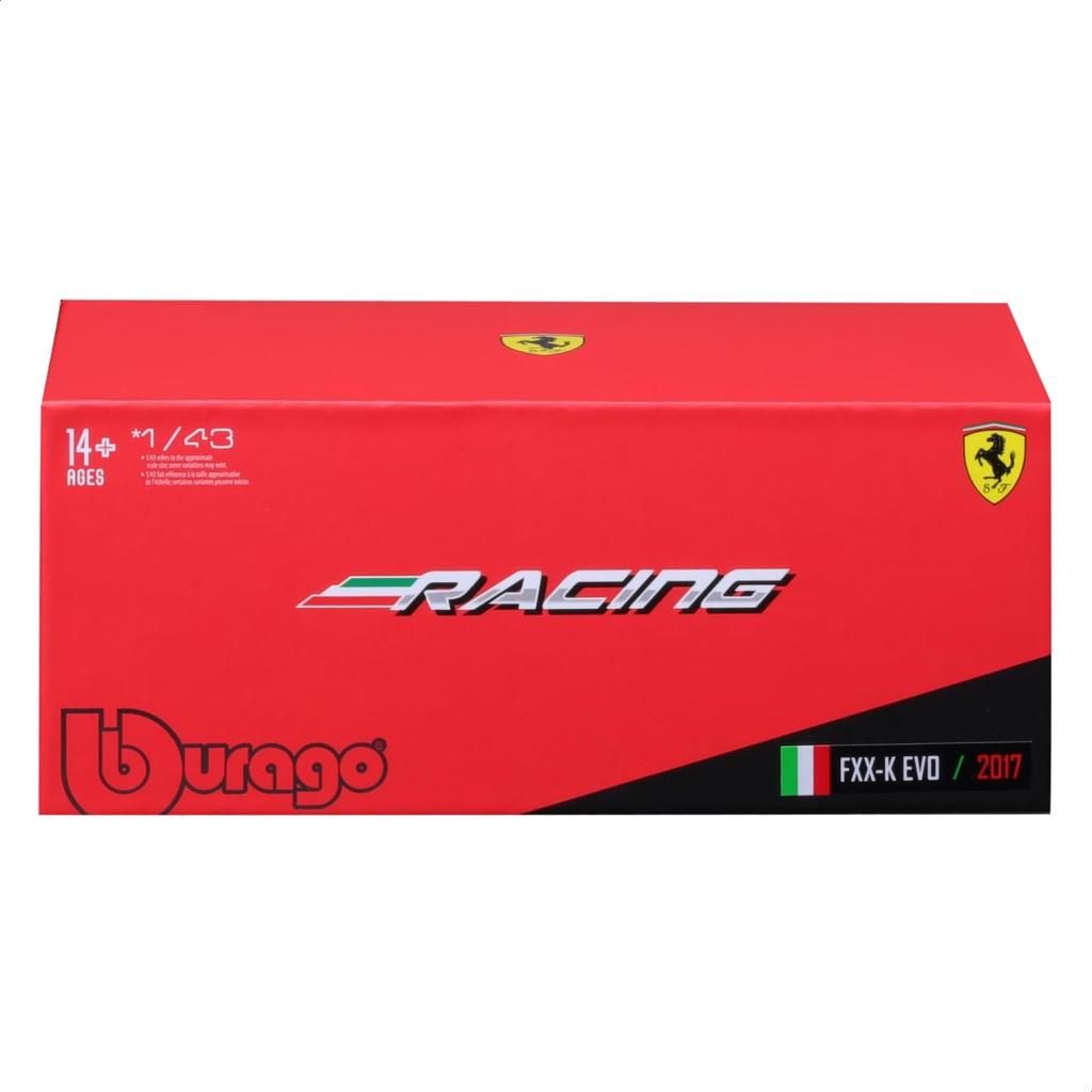 Bburago 1/43 Scale Ferrari 296 GT3 2023 Red / Race Sports Car Diecast Model Car Finished Product 18-36313
