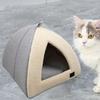 Cat House - Indoor Bed with Removable Cushion Pet Tent for Puppy, Rabbits, Hedgehogs, and Other